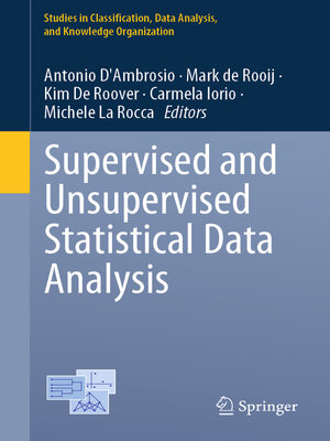 cover image of Supervised and Unsupervised Statistical Data Analysis